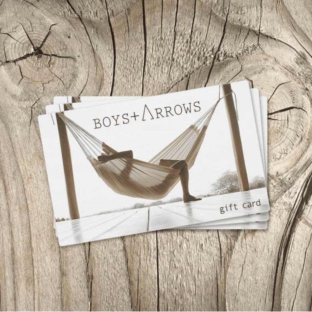 Boys + Arrows $125 e-Gift Card